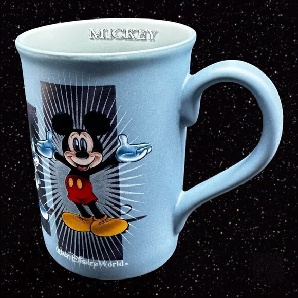 WALT DISNEY WORLD COFFEE CUP MUG Mickey Mouse Ceramic Made In Thailand 4.5”T 3”W - Picture 6 of 13